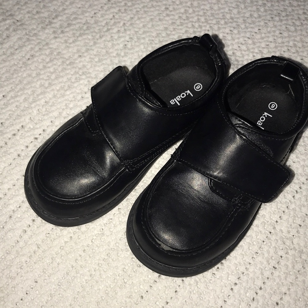 Koala Kids Black Dress Shoes